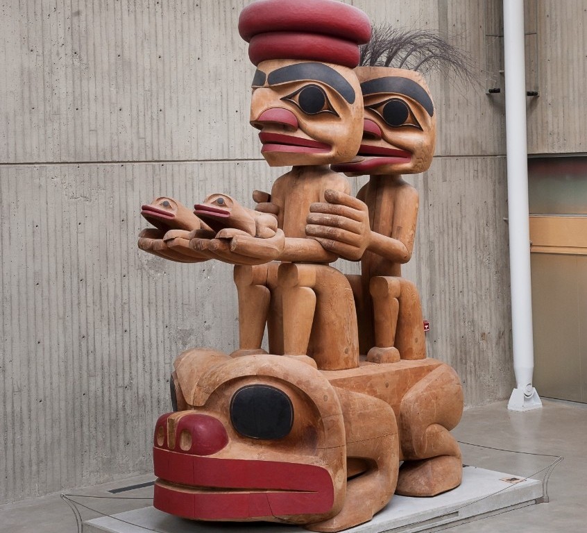 Traditional Haida carved sculpture by James Hart